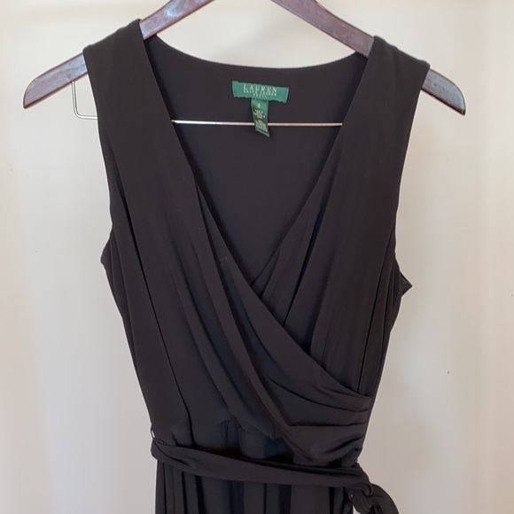Ralph Lauren faux wrap dress with belt - Picture 3 of 7